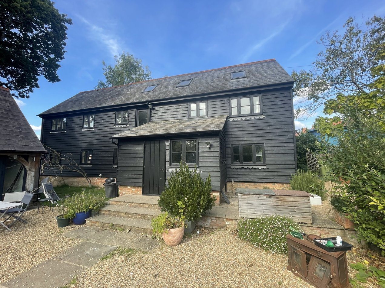 Modern weatherboard property